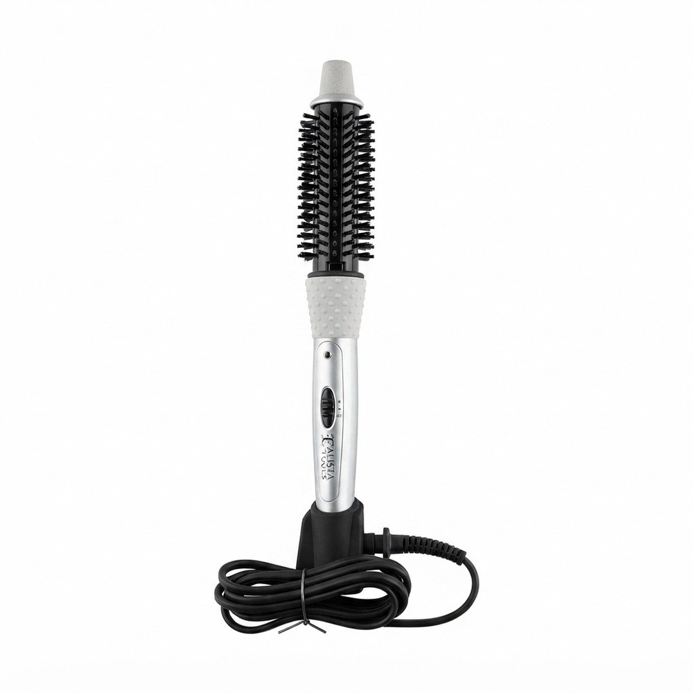 Calista Tools Perfecter Fusion Styler BRU1112 Silver Heated Round Brush 1 Inch